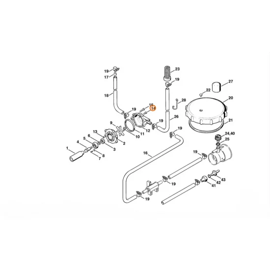 STIHL  Śruba z łbem walcowym M4x10 9041 216 0650